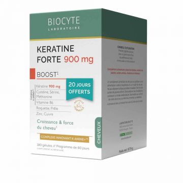 Biocyte Hair Keratine Forte 900mg Boost 3x40 Capsule