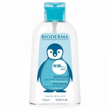 Bioderma Abcderm Soluție micelară H2o sugari și copii 1l