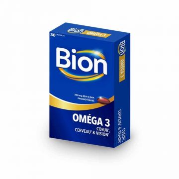 Bion3 Omega 3 Inima, creierul și vederea 30 capsule