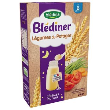 Blédina Blediner Evening Cereals 6 luni Legume 240g