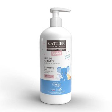 Cattier Bebè Lait De Toilette Hypoallergenique Visage Et Corps Bio 500ml