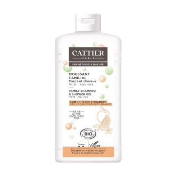 Cattier Organic Orange Blossom Family Parfum pentru corp și păr 500ml