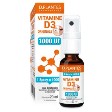 D. Plantes Original Vitamins D3 1000 UI Spray 20ml