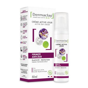 Dermaclay Organic Cremă de zi împotriva îmbătrânirii Fermitate 50ml