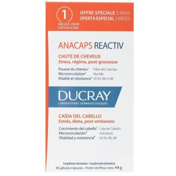 Ducray Anacaps Reactiv, 90 capsule