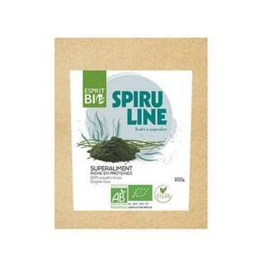 Esprit Bio Spirulina pulbere organică Juvasante 200g