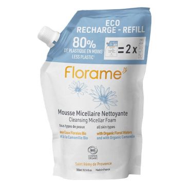 Florame Eco Refill Organic Micellar Cleansing Foam 300 ml