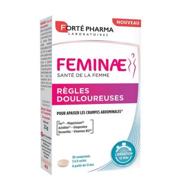 Forté Pharma Feminae Règles Douloureuses 30 comprimés