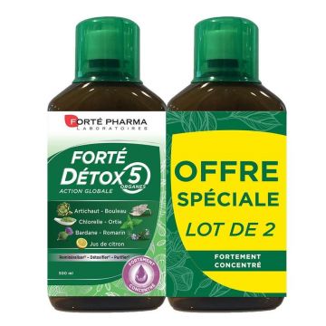 Forté Pharma Forté Détox Depurativ natural 5 organe 2x500ml