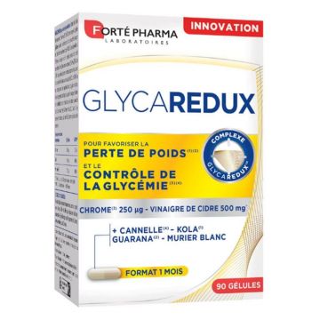 Forté Pharma Glycaredux Glycémie 90 gélules