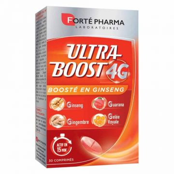 Forté Pharma Ultra Boost 4G Energie naturală cu ginseng 30 comprimate