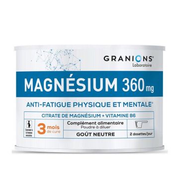 Granions Magnesiu oboseală fizică și mentală 360 mg