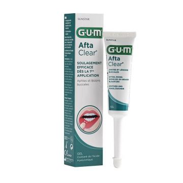 Gum AftaClear Gel Ulcere și răni ale gurii 10 ml
