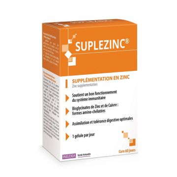 Ineldea Santé Naturelle Suplezinc x60 capsule
