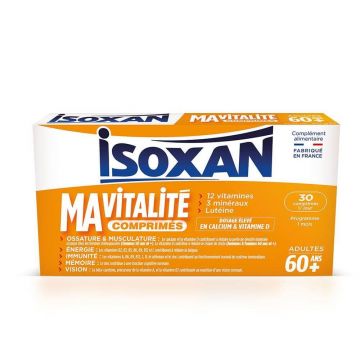 Isoxan Vitalitatea vârstnicilor Energie, memorie și concentrare 30 comprimate