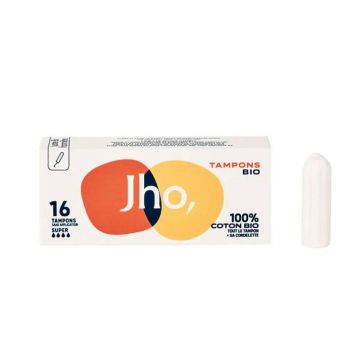 Jho Pads fără aplicator Bumbac organic x16