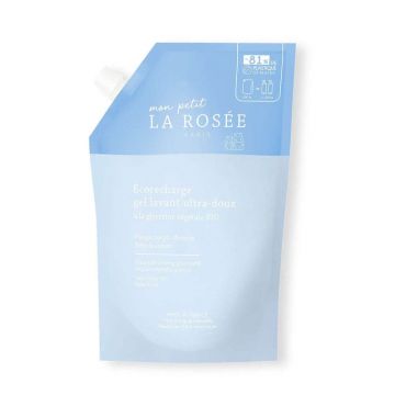 LA ROSÉE Ecorecharge Gel de curățare ultra blând cu glicerină vegetală organică A la Glycérine Végétale Bio 800ml