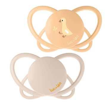 Luc Et Lea Suzete fiziologice din silicon fără inele 0 la 6 luni x2