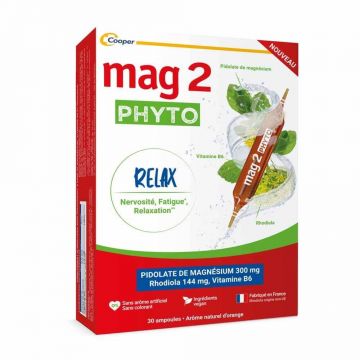 Mag 2 Phyto Relax Nervozitate Oboseală Relaxare 30 fiole