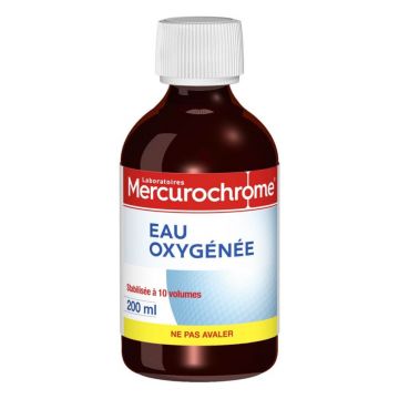 Mercurochrome Peroxid de hidrogen stabilizat A 10 volume 200 ml