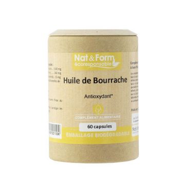 Nat&Form Antioxidant Borage Oil 60 capsule Nat&Form