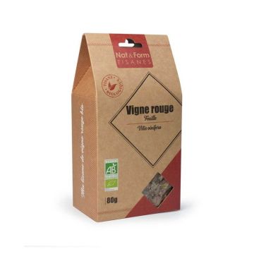 Nat&Form Organic Red Vine Leaf Herbal Tea 80g