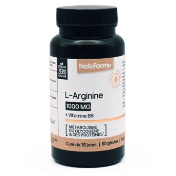Nat&Form Premium L-Arginină 60 capsule