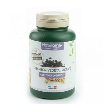 Nat&Form Vegetable Activated Charcoal 120 capsule