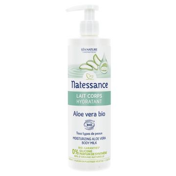 Natessance Loțiune hidratantă pentru corp cu aloe vera Bio 400 ml