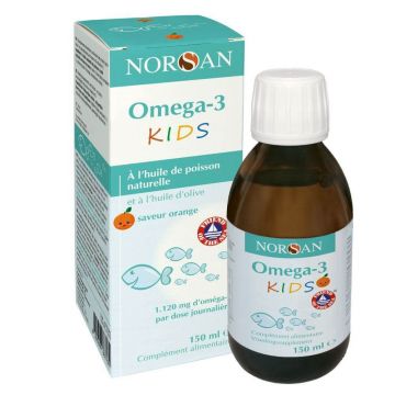 Norsan Omega 3 pentru copii Ulei de pește natural 150 ml