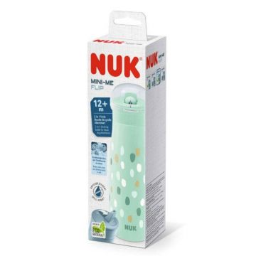 Nuk Mini Me Flip Baby Bottle Material natural De la 12 luni 450ml