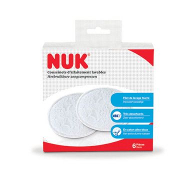 Nuk Tampoane de alăptare lavabile x6