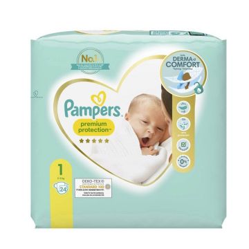 Pampers Scutece pentru copii mărimea 1 2-5 kg x24