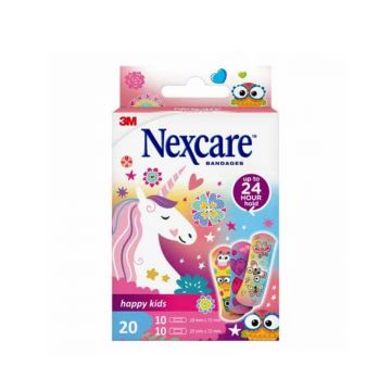 Pansamente Nexcare pentru copii Happy Girls X20