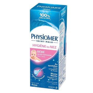 Physiomer Microdiffusion pentru igiena nasului copilului 115 ml