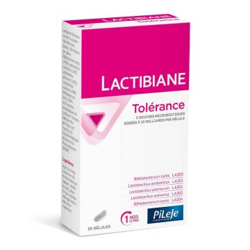 Pile Lactibiane Lactibiane Toleranță 30 Capsule 30 gélules