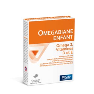 Pileje Omegabiane Baby Omega3, vitamina D și E 27 de tablete gelatinoase