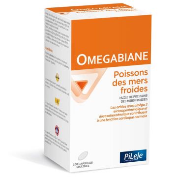 Pileje Omegabiane Cold Sea Fish 100 Capsule