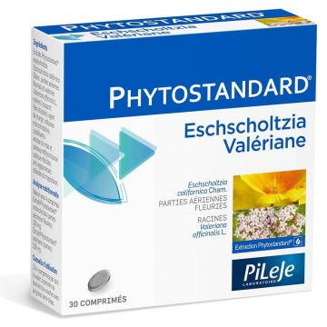 Pileje Phytostandard Phystostandard Eschscholtzia și Valerian 30 Comprimés
