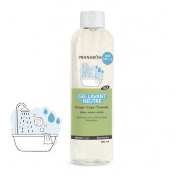 Pranarôm Aromaself Gel de curățare pe bază neutră Bio față, corp și păr 500ml