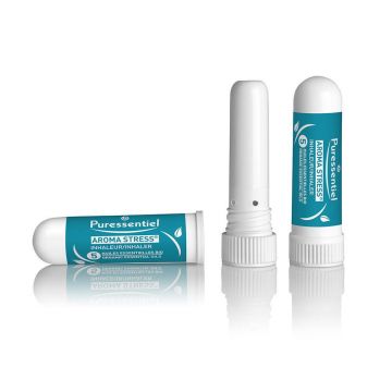 Puressentiel Stress Inhalator Aroma cu 5 uleiuri esențiale organice 1ml