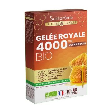 Santarome Organic Royal Jelly 4000 MG 10 fiole