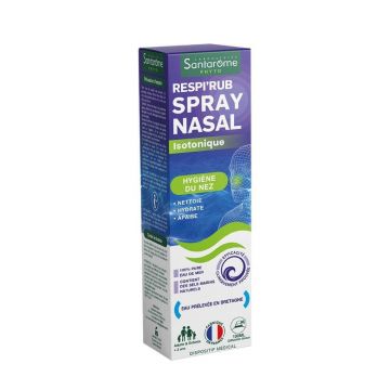 Santarome Respi'Rub Spray nazal izotonic pentru igiena nasului 100ml