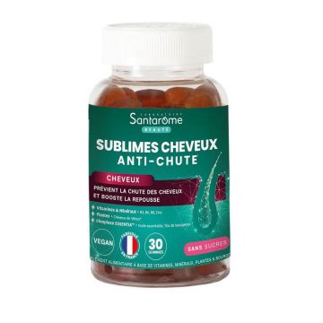Santarome Sublime Hair Anti cădere Gust piersică 30 gumă