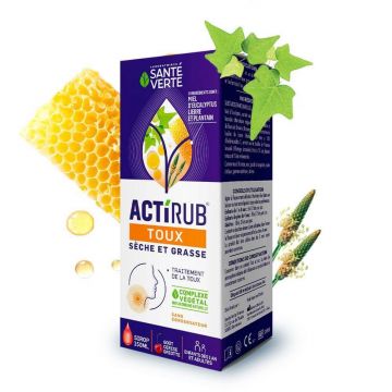 Sante Verte ActiRub Sirop pentru tuse uscată și uleioasă Adulți și copii 150ml