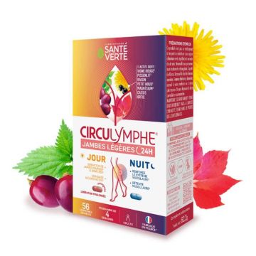 Sante Verte Circulymphe Light Legs Zi/Noapte 56 comprimate