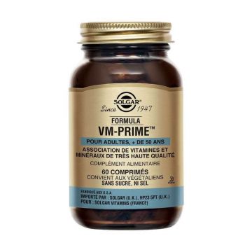 Solgar Formula Vm-prime Adulți + 50 ani 60 Tablete Vitalité Multivitamine 60 comprimés