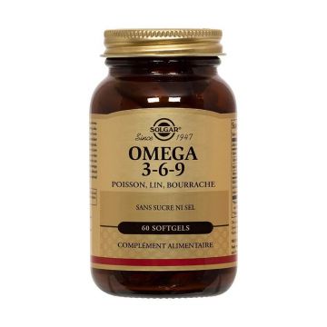 Solgar Solgar Omega 3-6-9 60 capsule moi 6 9 Cardiovasculaire 60 capsule
