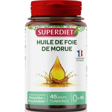 Superdiet Cod Liver Oil 45 capsule