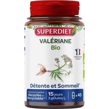 Superdiet Organic Valerian 45 capsule